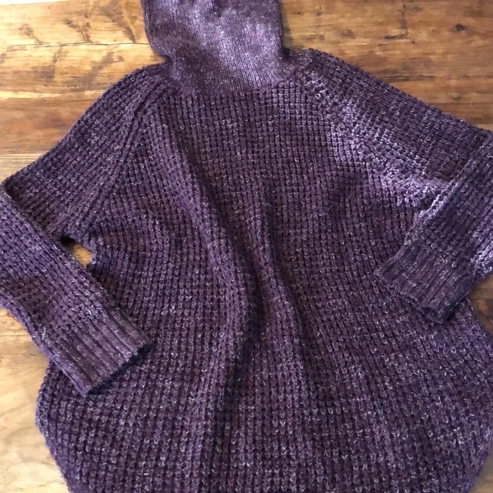 Free People Dylan Tweedy Turtleneck Pullover M